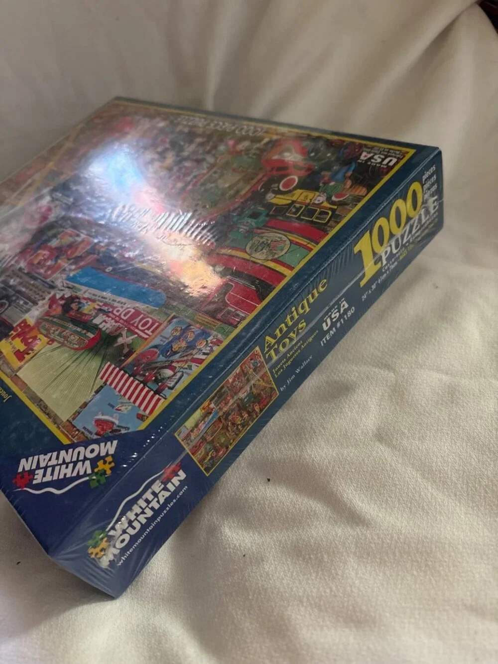 White Mountain Antique Toys 1000-Piece Jigsaw Larger Piece Puzzle By Jim Wallace